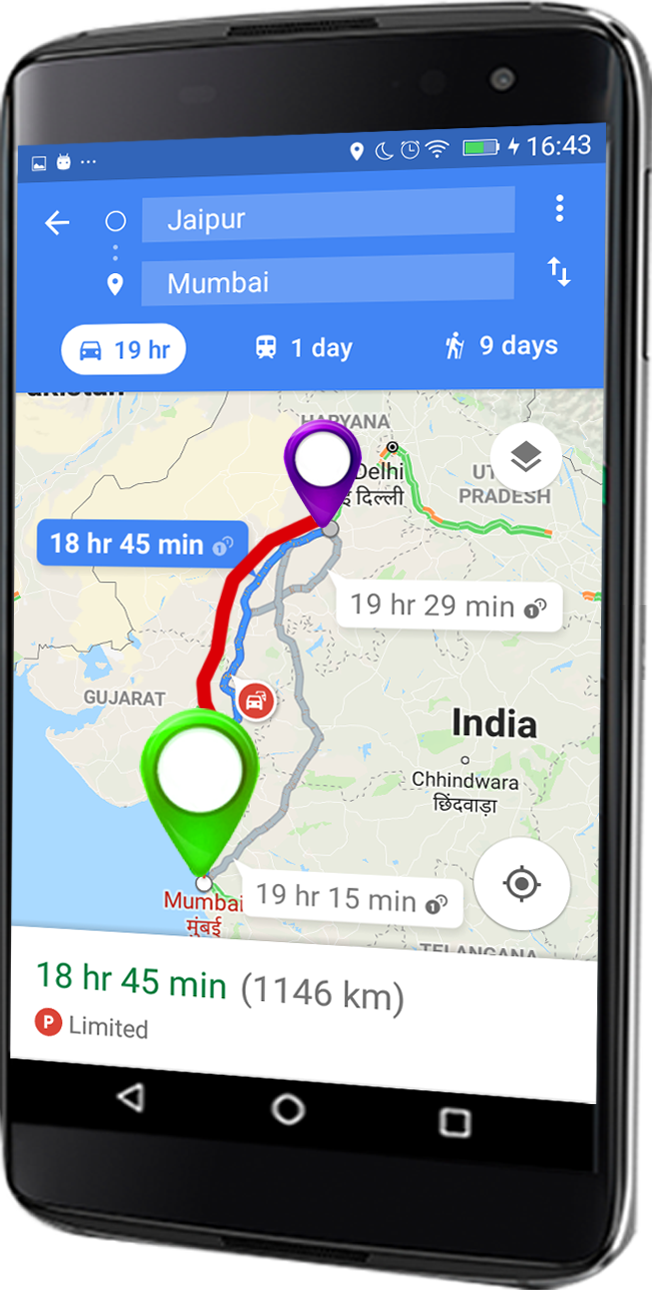 اسکرین شات 7 برنامه GPS Route Finder and Location
