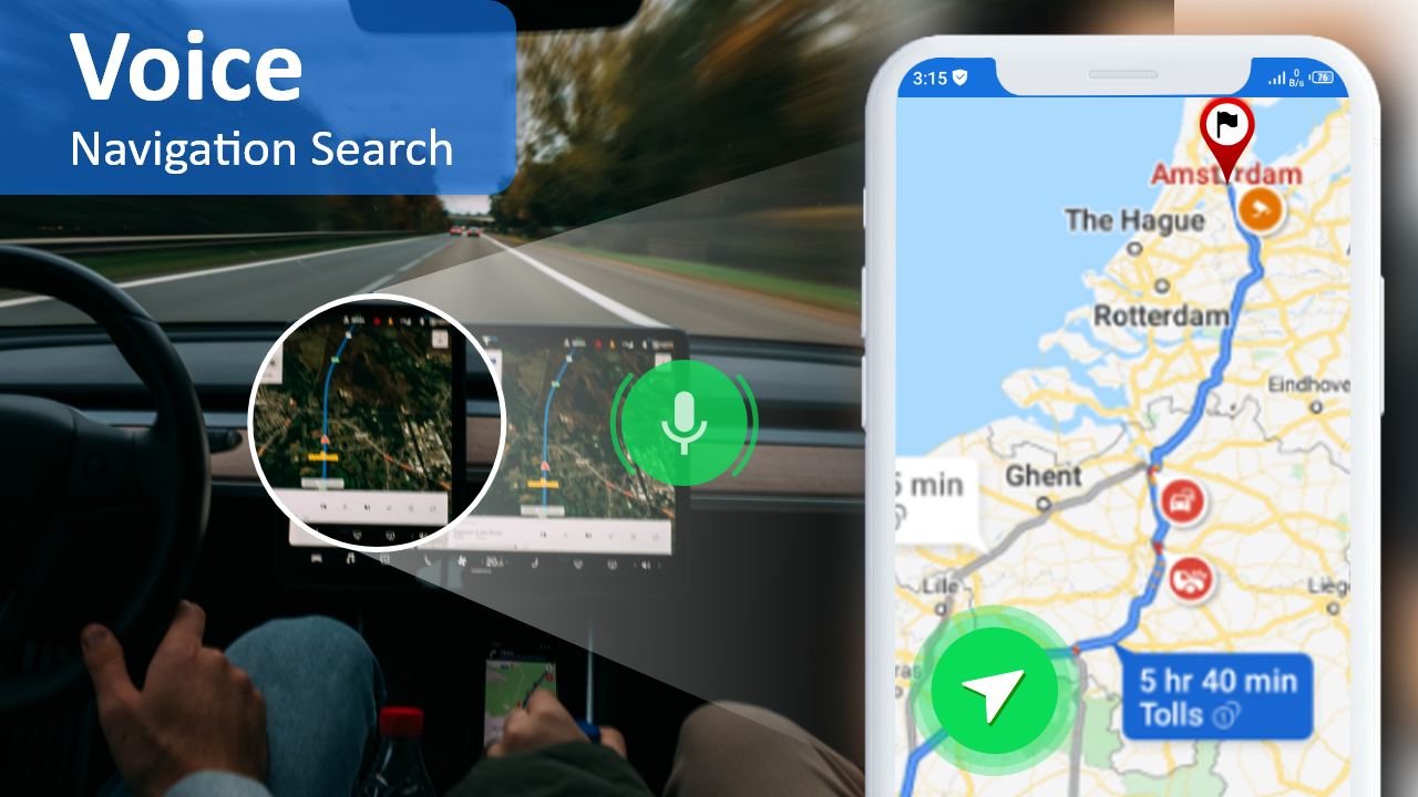 اسکرین شات 5 برنامه GPS Maps Location & Navigation