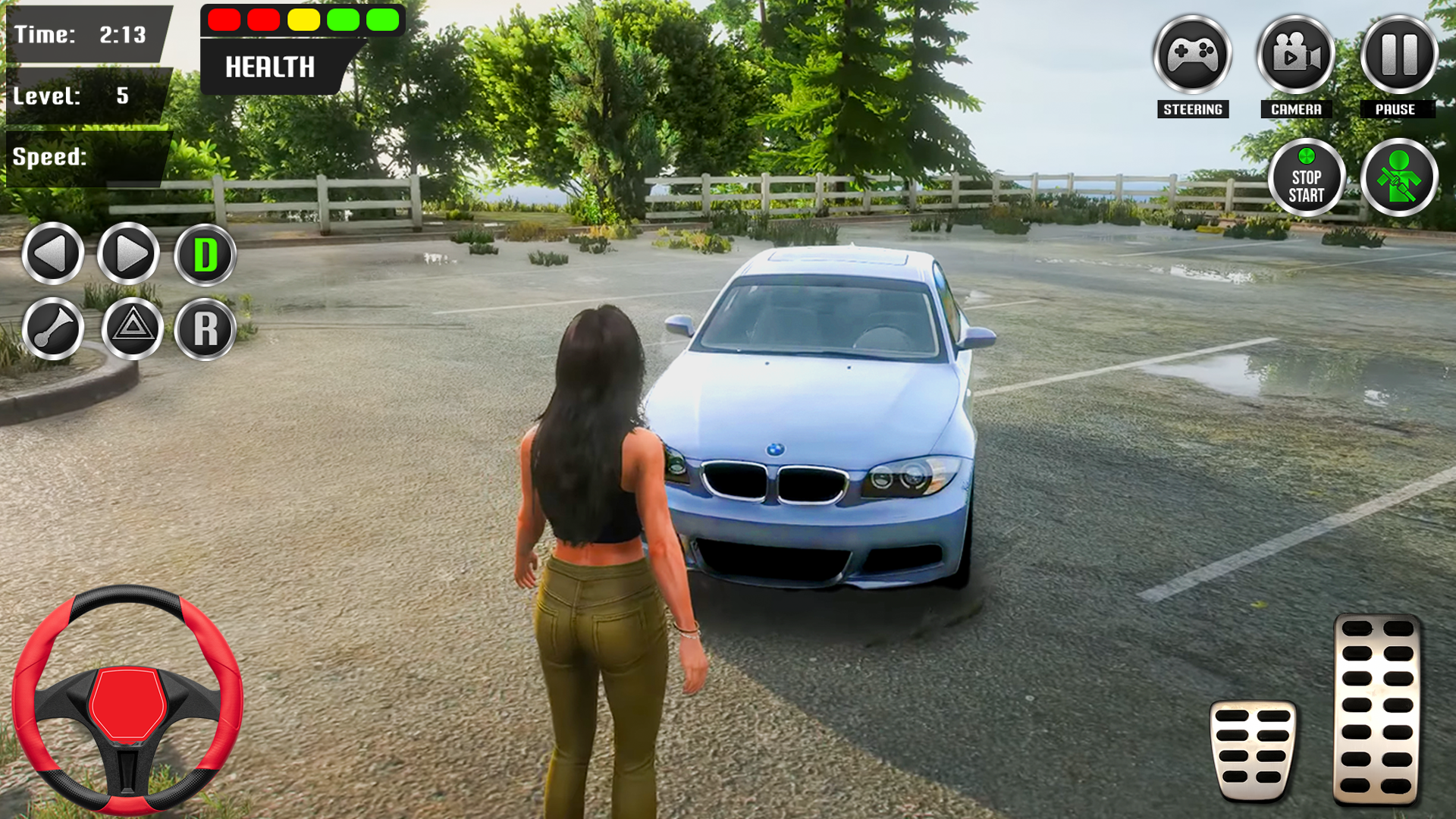 اسکرین شات 3 بازی Driving School - Car Games 3D