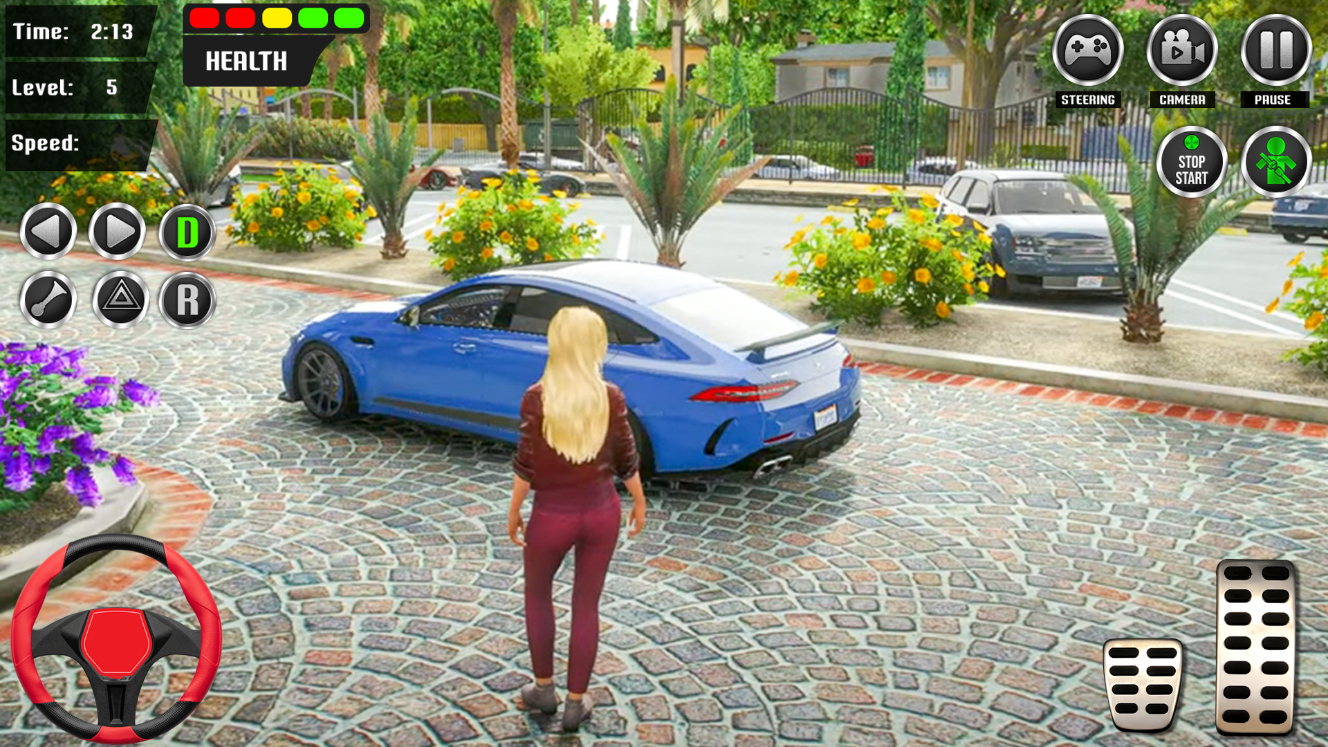 اسکرین شات 1 بازی Driving School - Car Games 3D