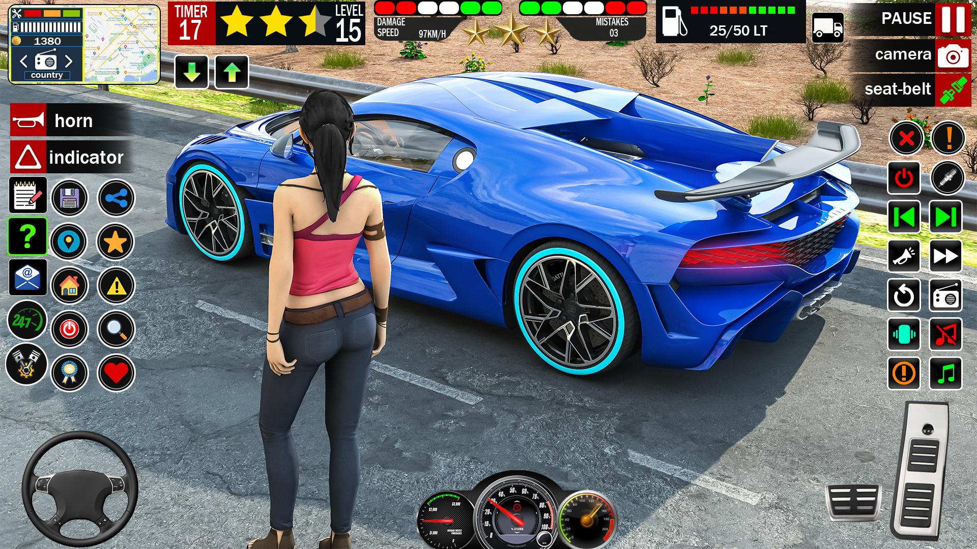 اسکرین شات 3 بازی Real Car Parking Driving Game