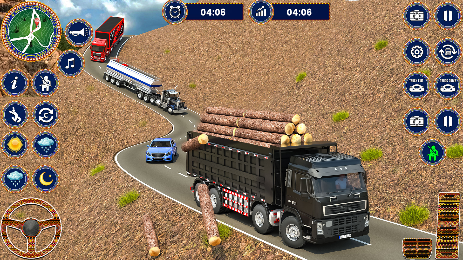 اسکرین شات 3 بازی Cargo Truck 3D City Truck Game