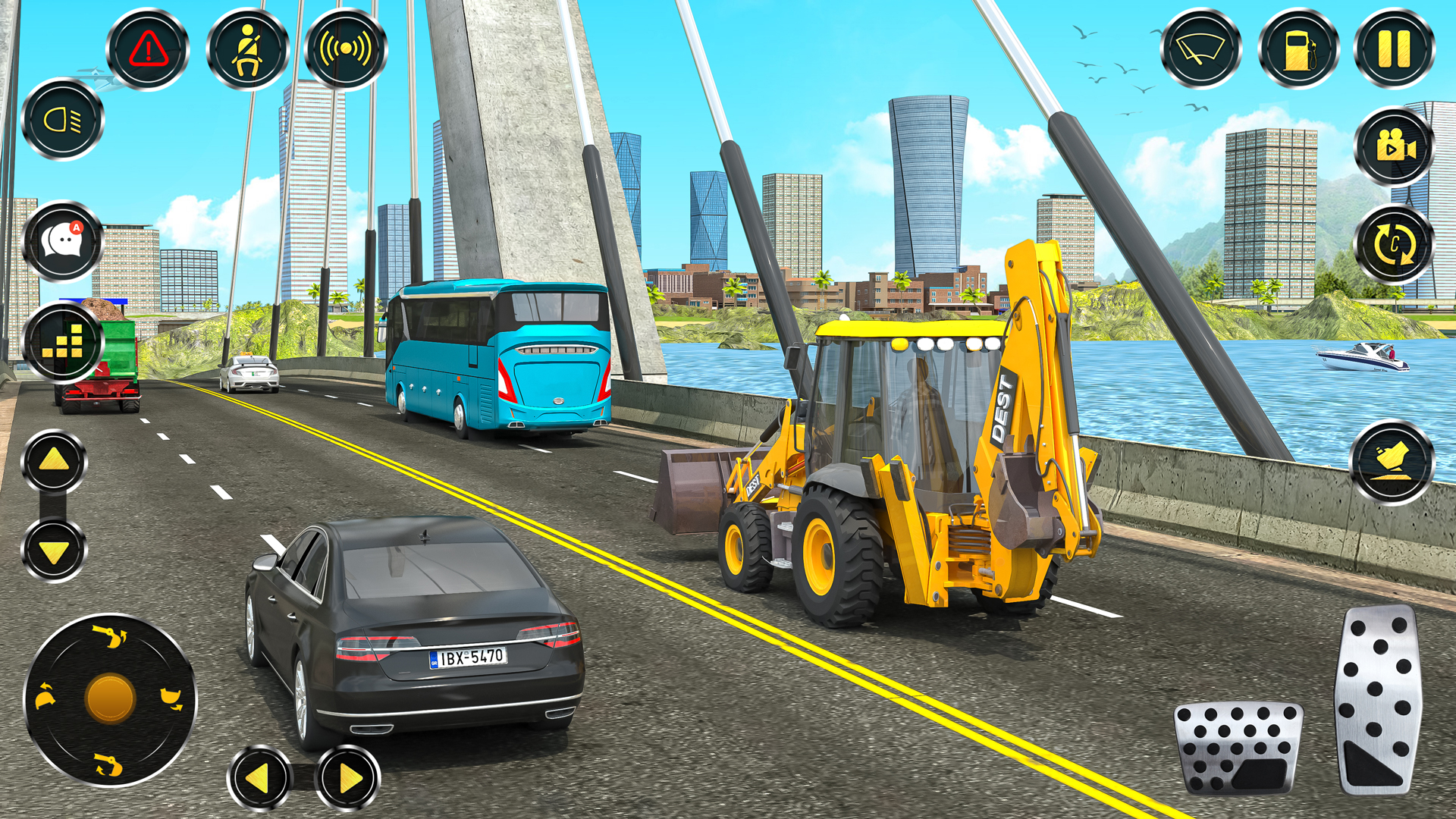 اسکرین شات 4 بازی Real JCB Backhoe Loader Game