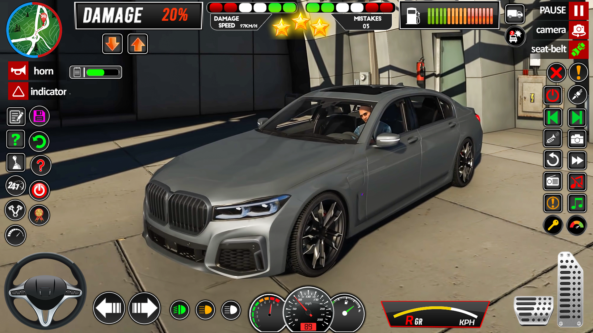اسکرین شات 1 بازی Car Driving 3D Car School Game