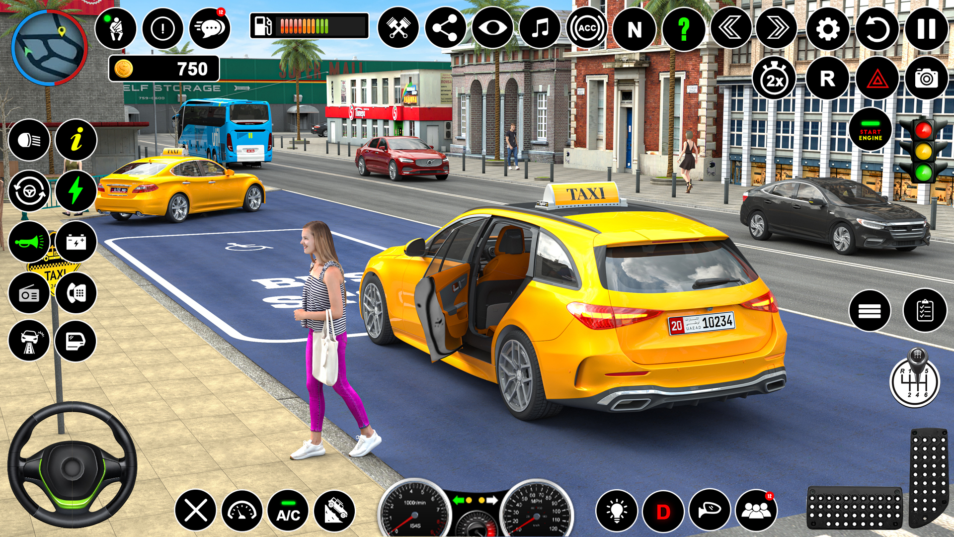 اسکرین شات بازی Russian Taxi Driving Simulator 3