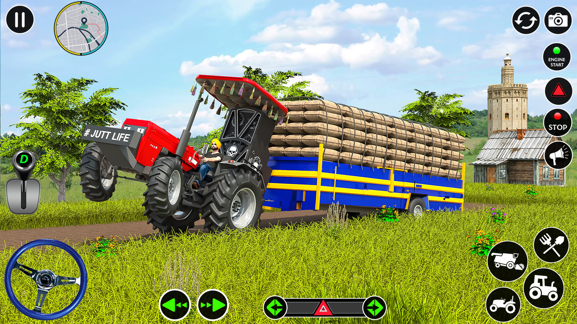 اسکرین شات 4 بازی Modern Farming Tractor Game 3D