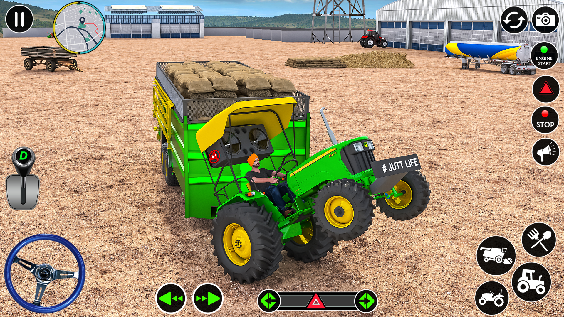 اسکرین شات 6 بازی Modern Farming Tractor Game 3D