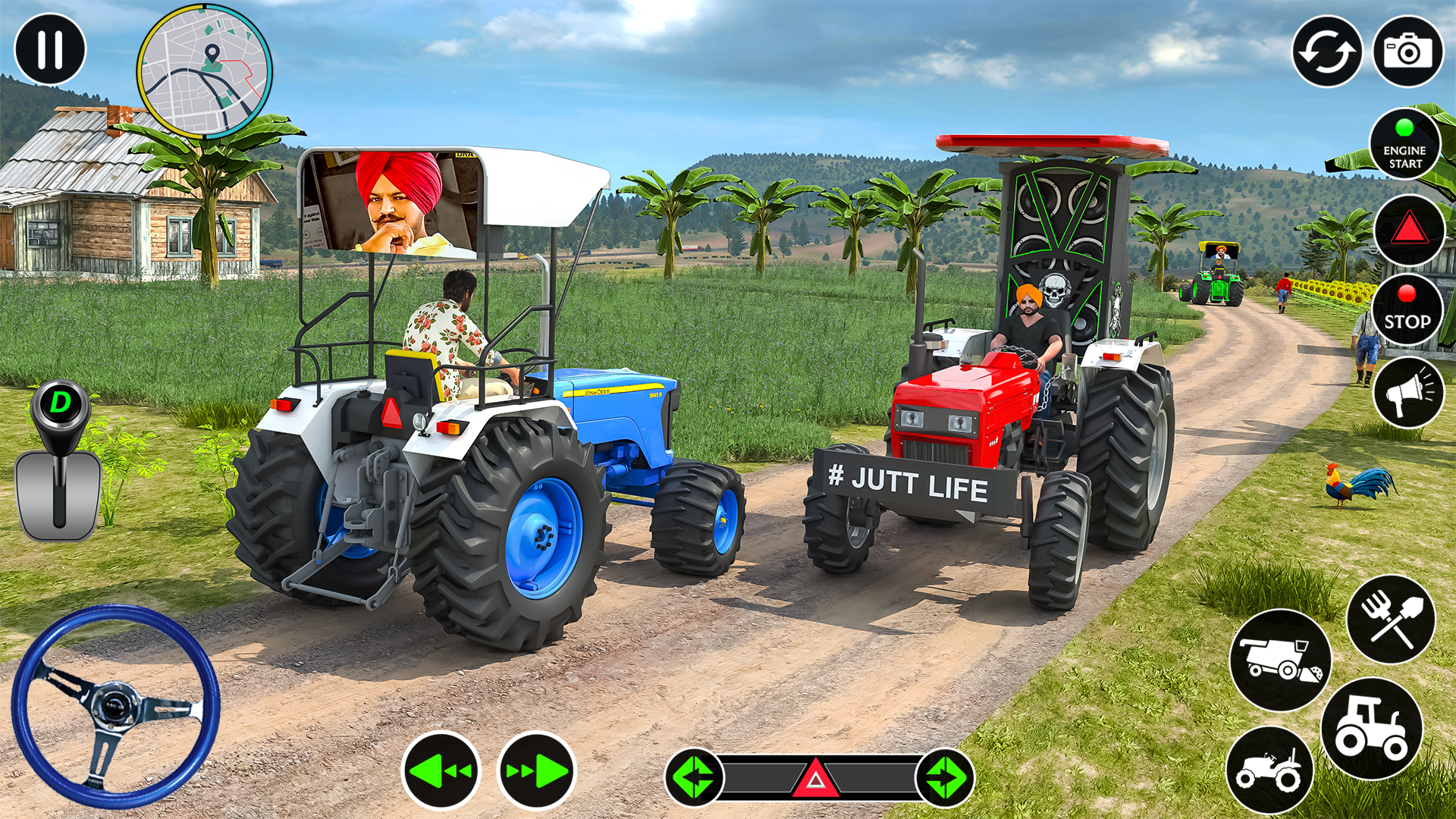 اسکرین شات 2 بازی Modern Farming Tractor Game 3D
