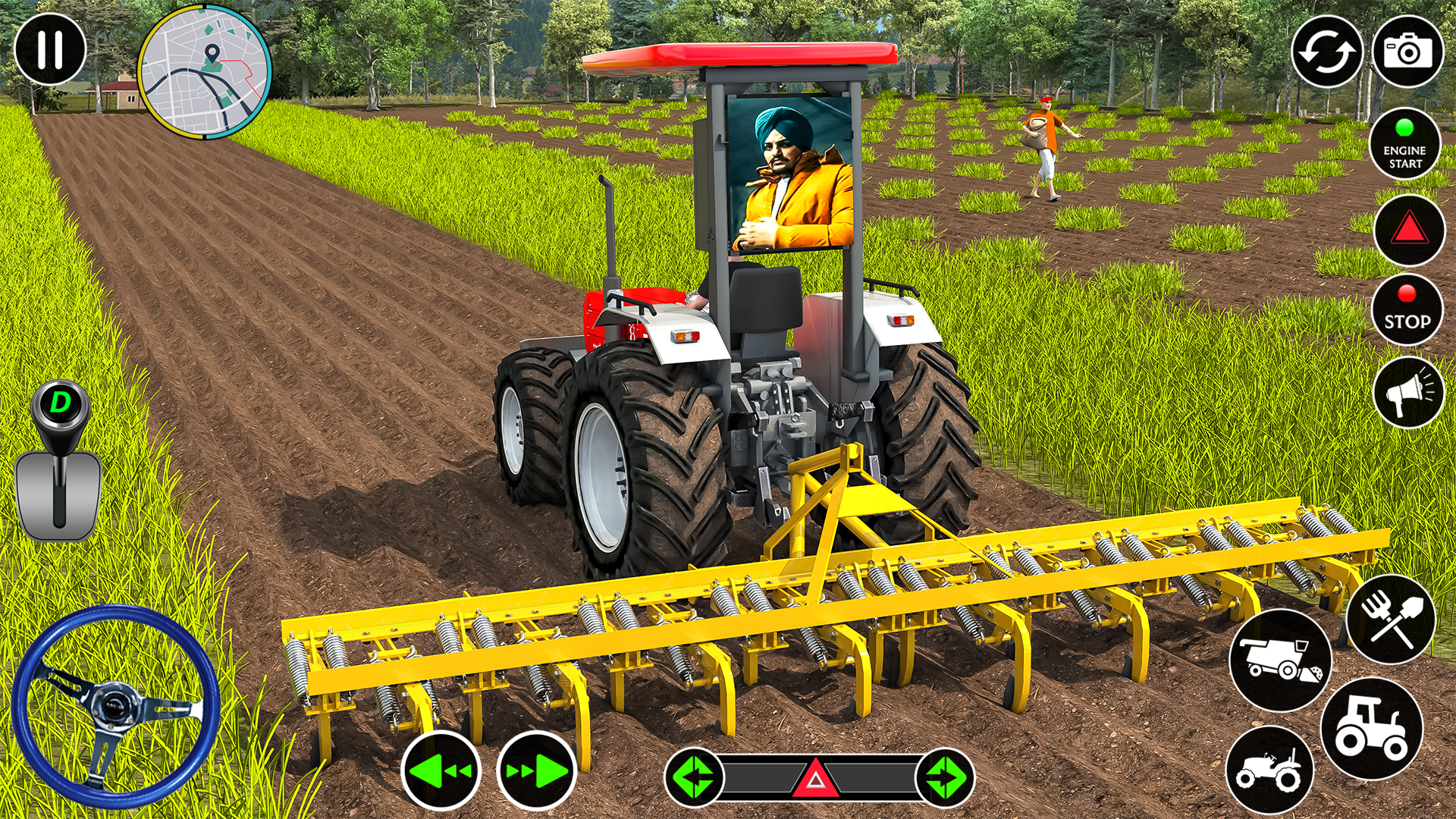 اسکرین شات 3 بازی Modern Farming Tractor Game 3D