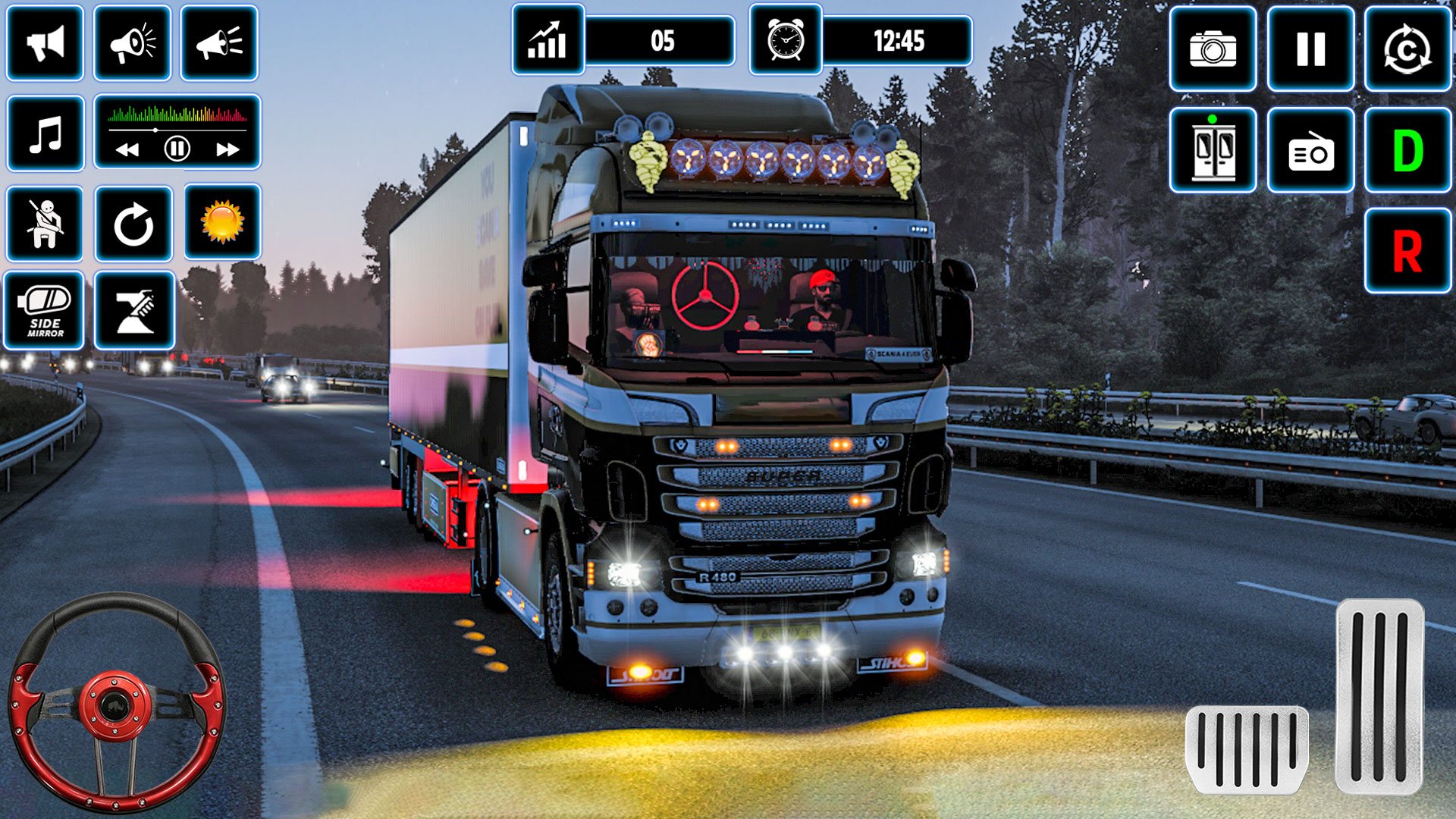 اسکرین شات 1 بازی Truck Driver 3D US Truck Game