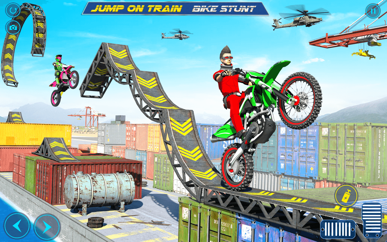 اسکرین شات 2 بازی Bike Stunt Racing Game