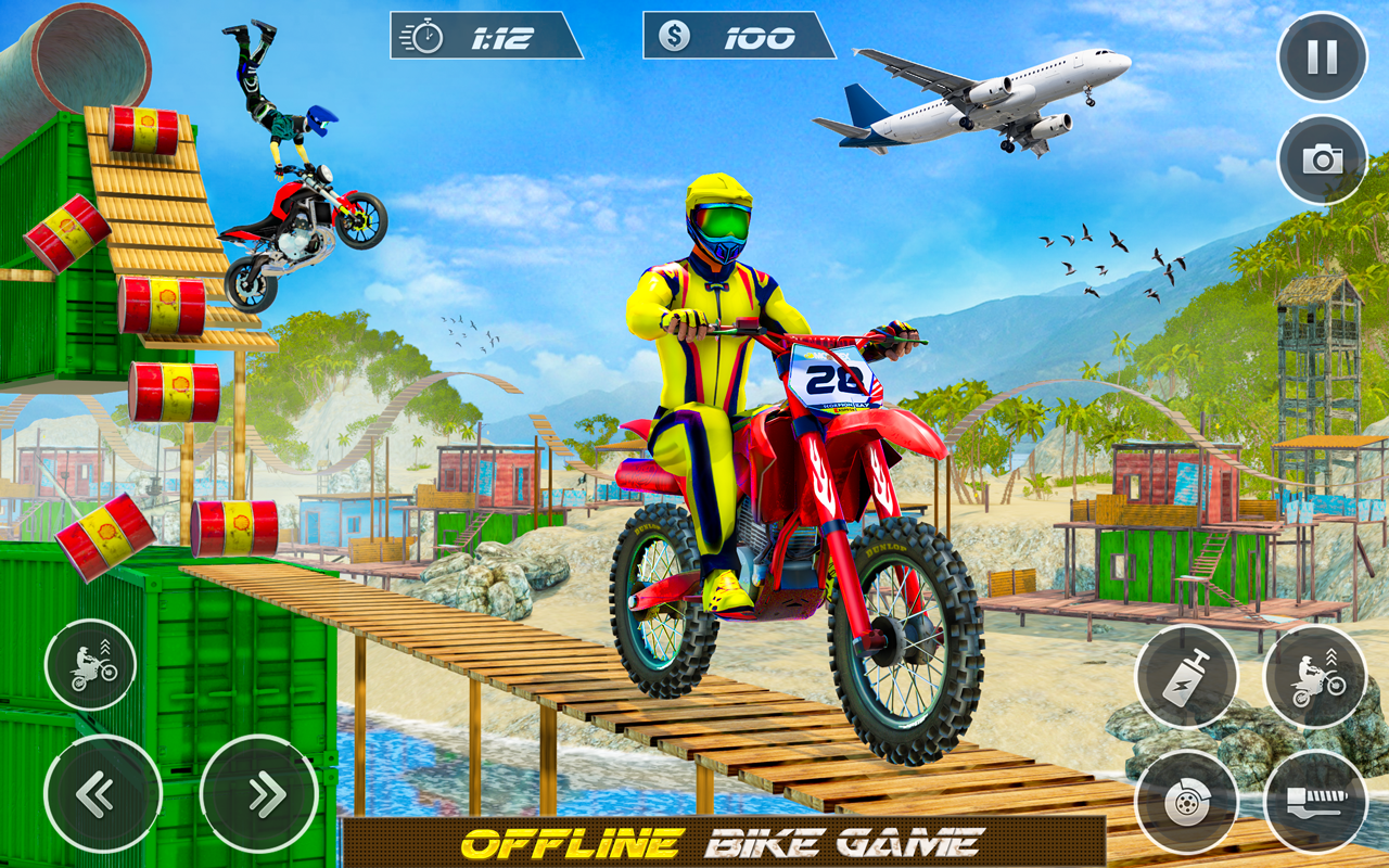 اسکرین شات 3 بازی Bike Stunt Racing Game