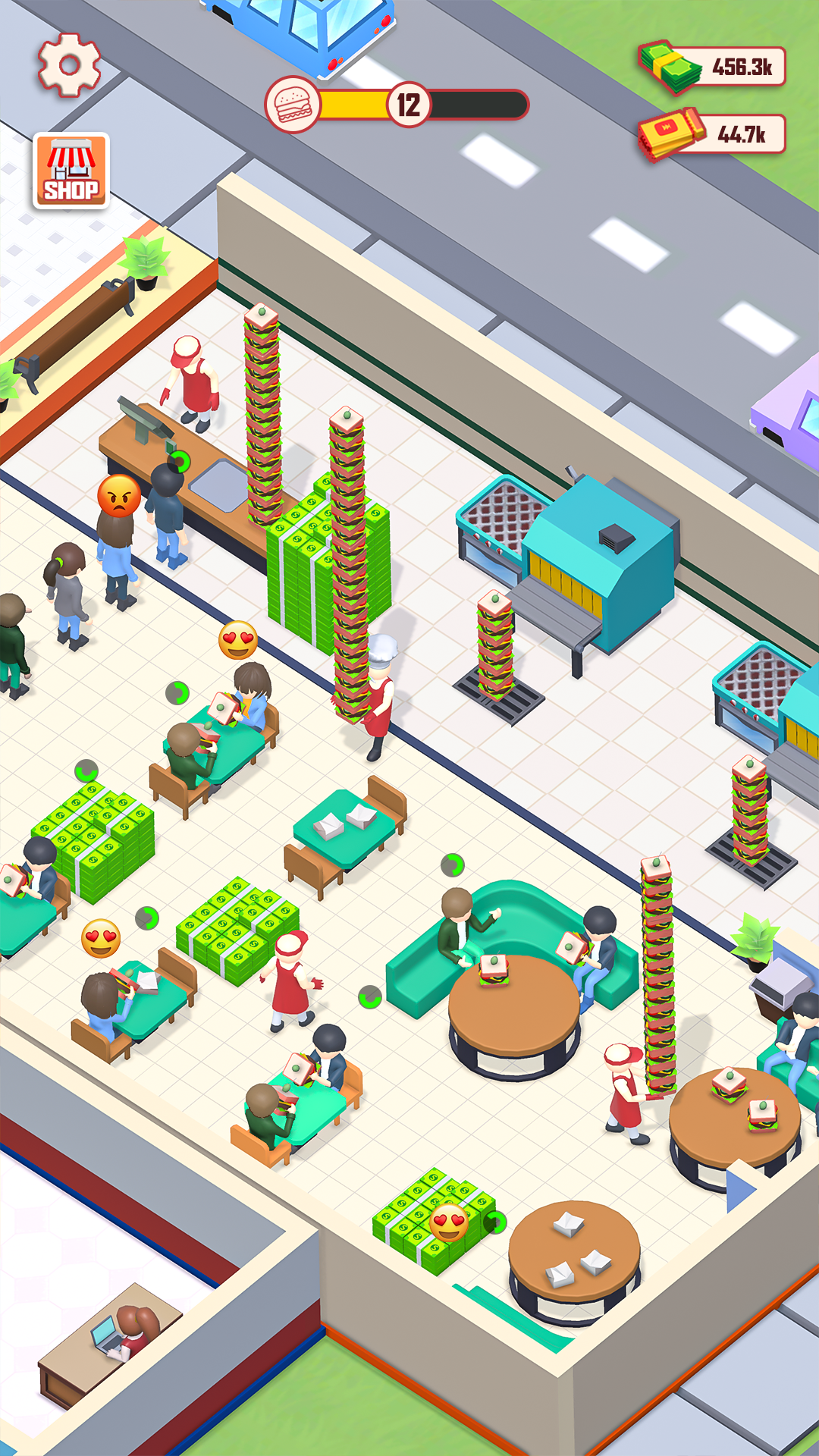 اسکرین شات 4 بازی Food Fever Tycoon