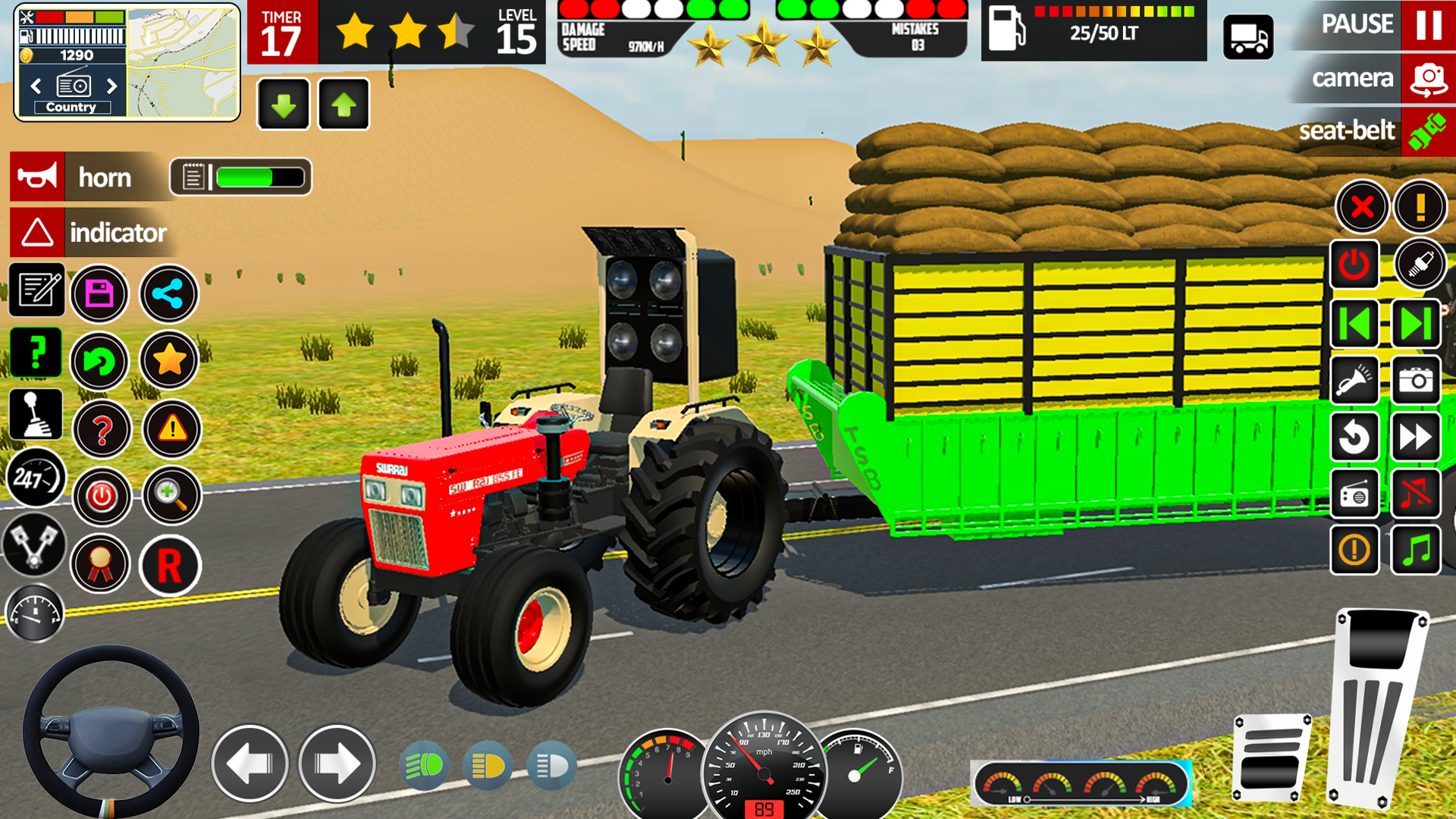 اسکرین شات 4 بازی Indian Tractor Farming 3D Game