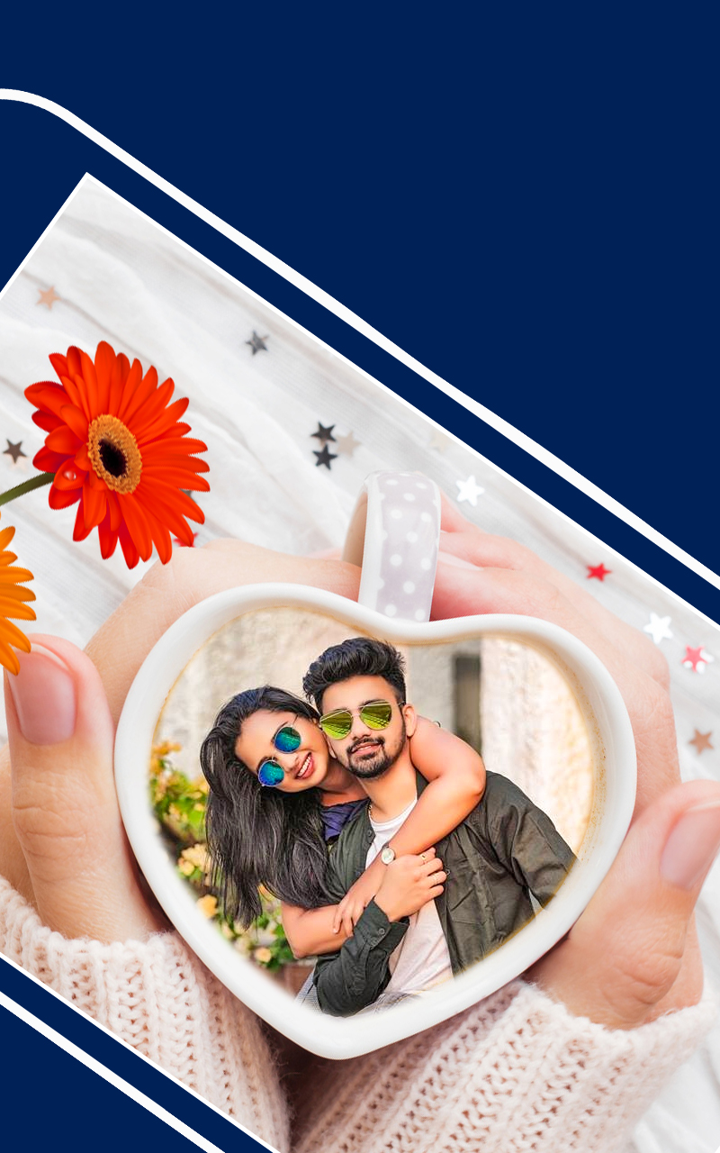 اسکرین شات 2 برنامه Coffee cup photo frames editor
