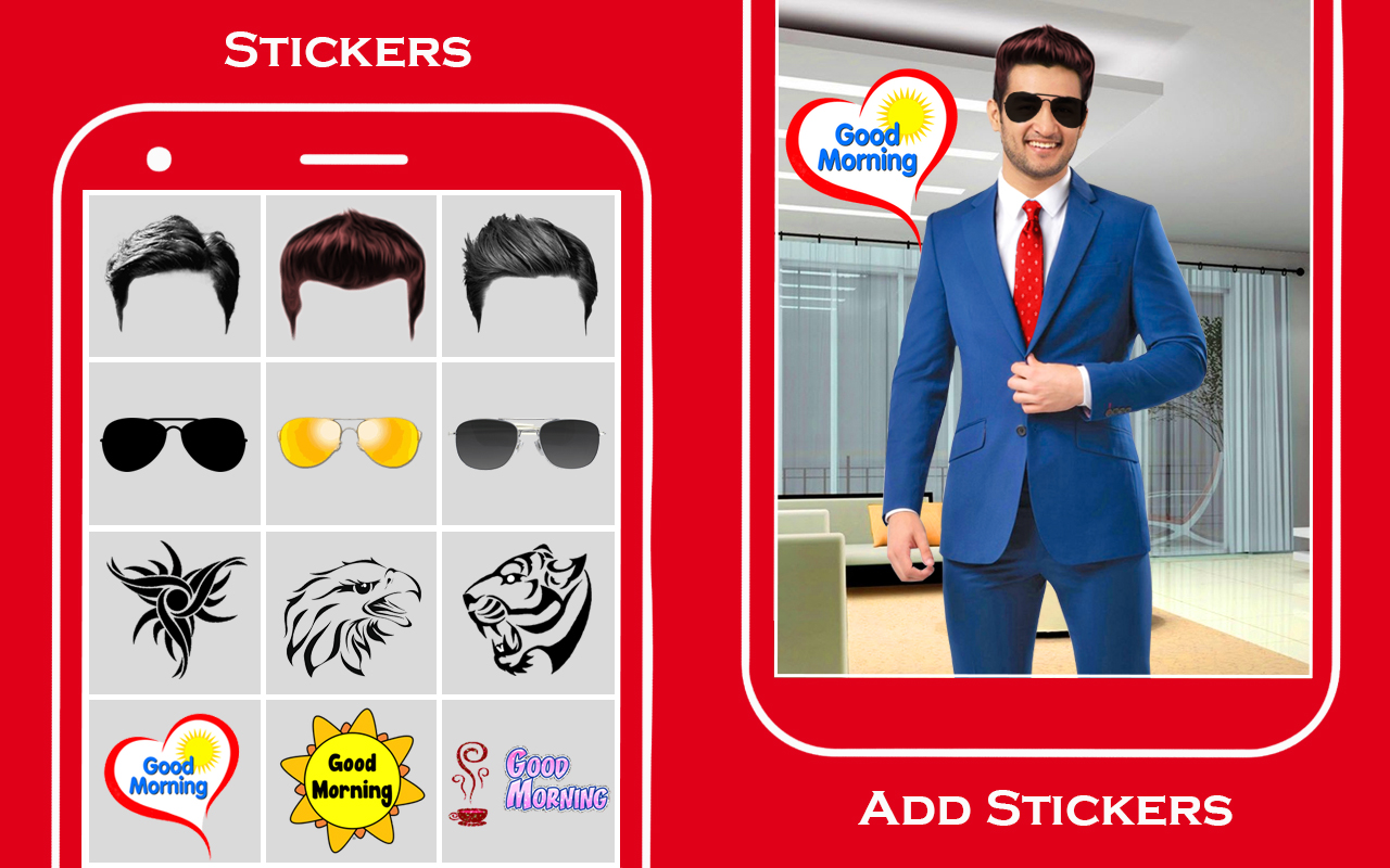 اسکرین شات 3 برنامه Men casual suit photo editor