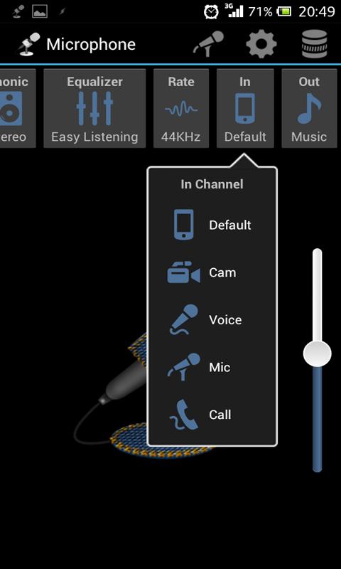 اسکرین شات 5 برنامه Microphone