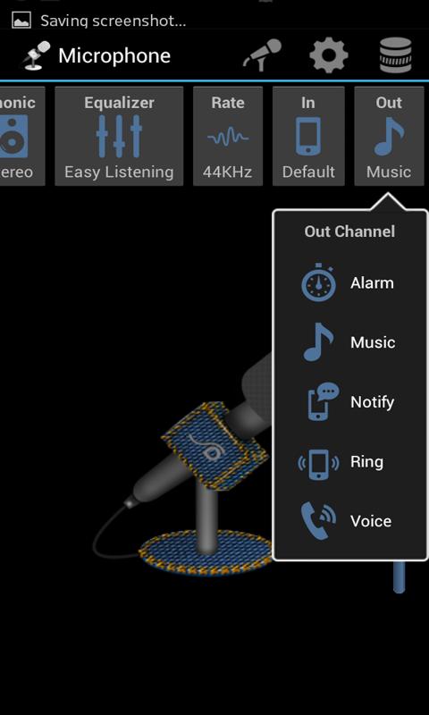 اسکرین شات 6 برنامه Microphone