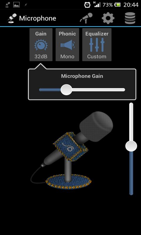 اسکرین شات 2 برنامه Microphone