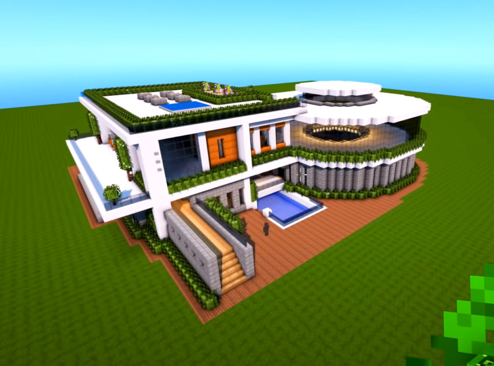 اسکرین شات 3 برنامه Modern House Map Mod