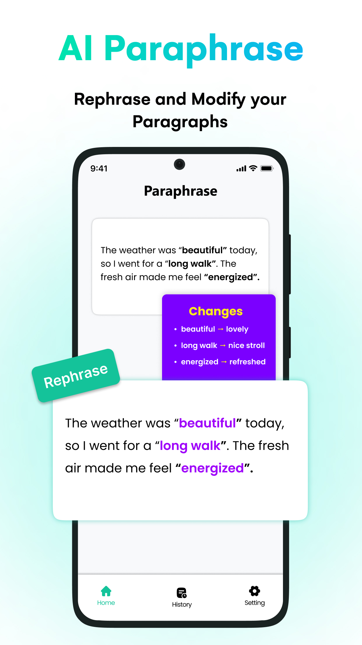 اسکرین شات 4 برنامه Grammar Check & Spell Checker