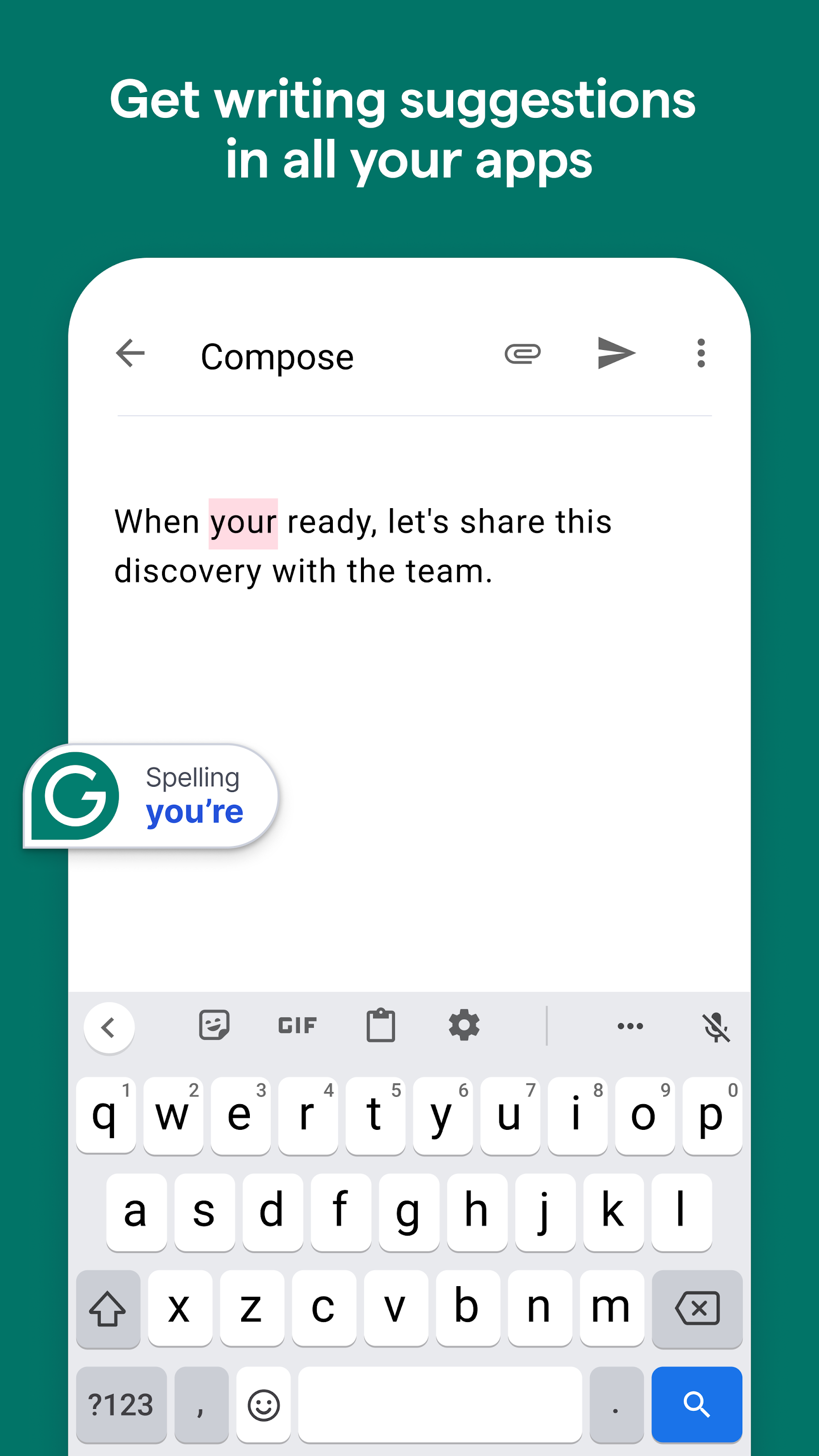 اسکرین شات 2 برنامه Grammarly-AI Writing Assistant