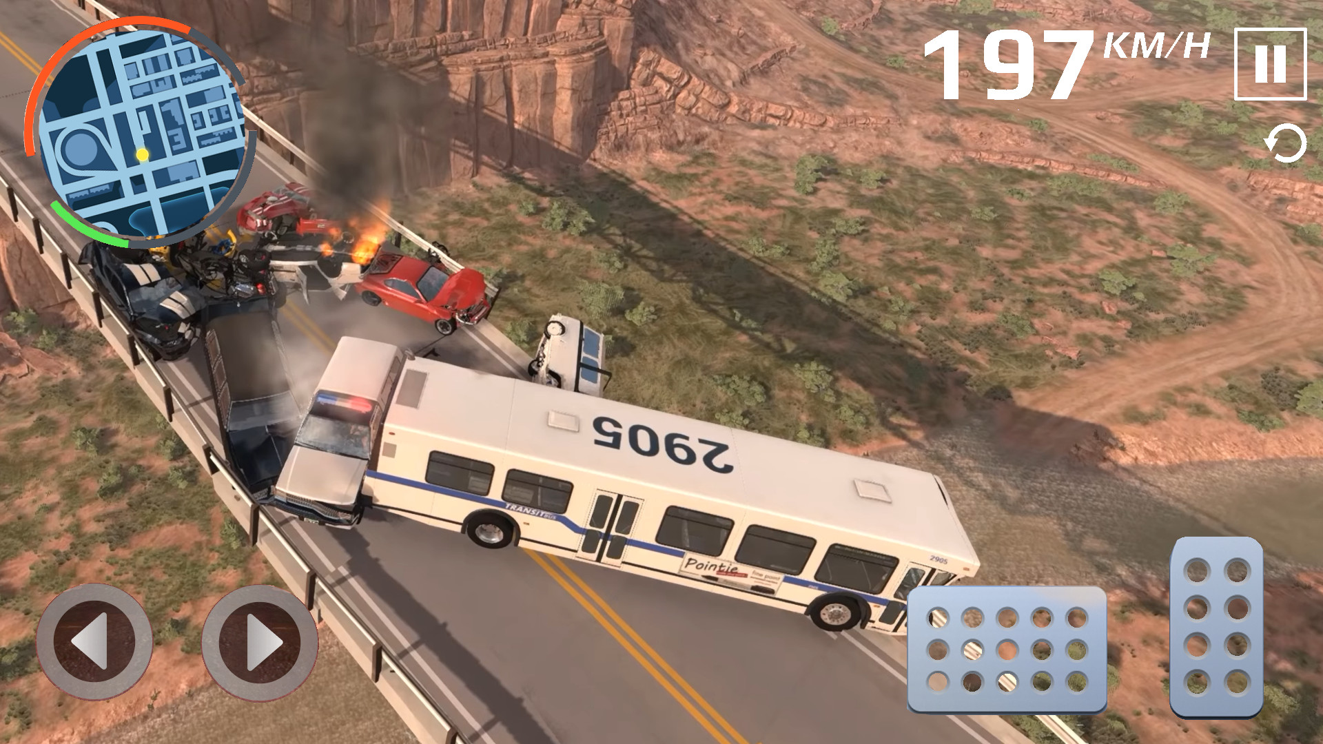 اسکرین شات 3 بازی Grand Canyon Auto Crash Game