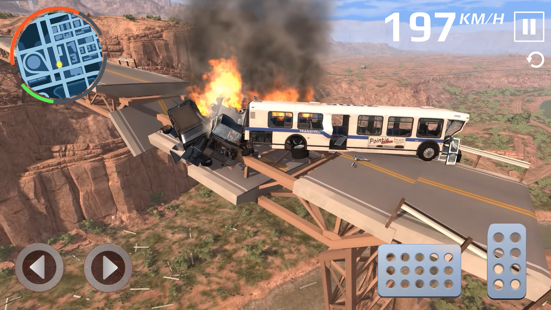 اسکرین شات 4 بازی Grand Canyon Auto Crash Game