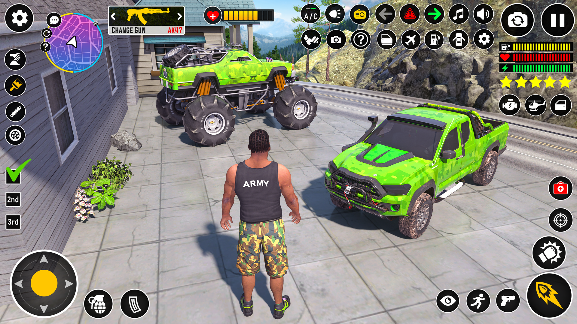 اسکرین شات 1 برنامه Army Vehicle Transport Game