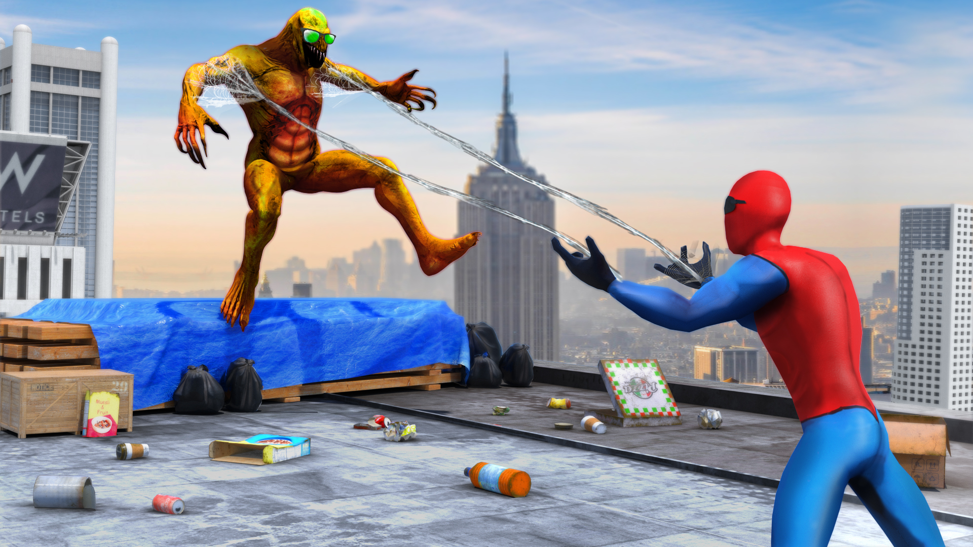 اسکرین شات 3 برنامه Rope SuperHero Rescue Mission
