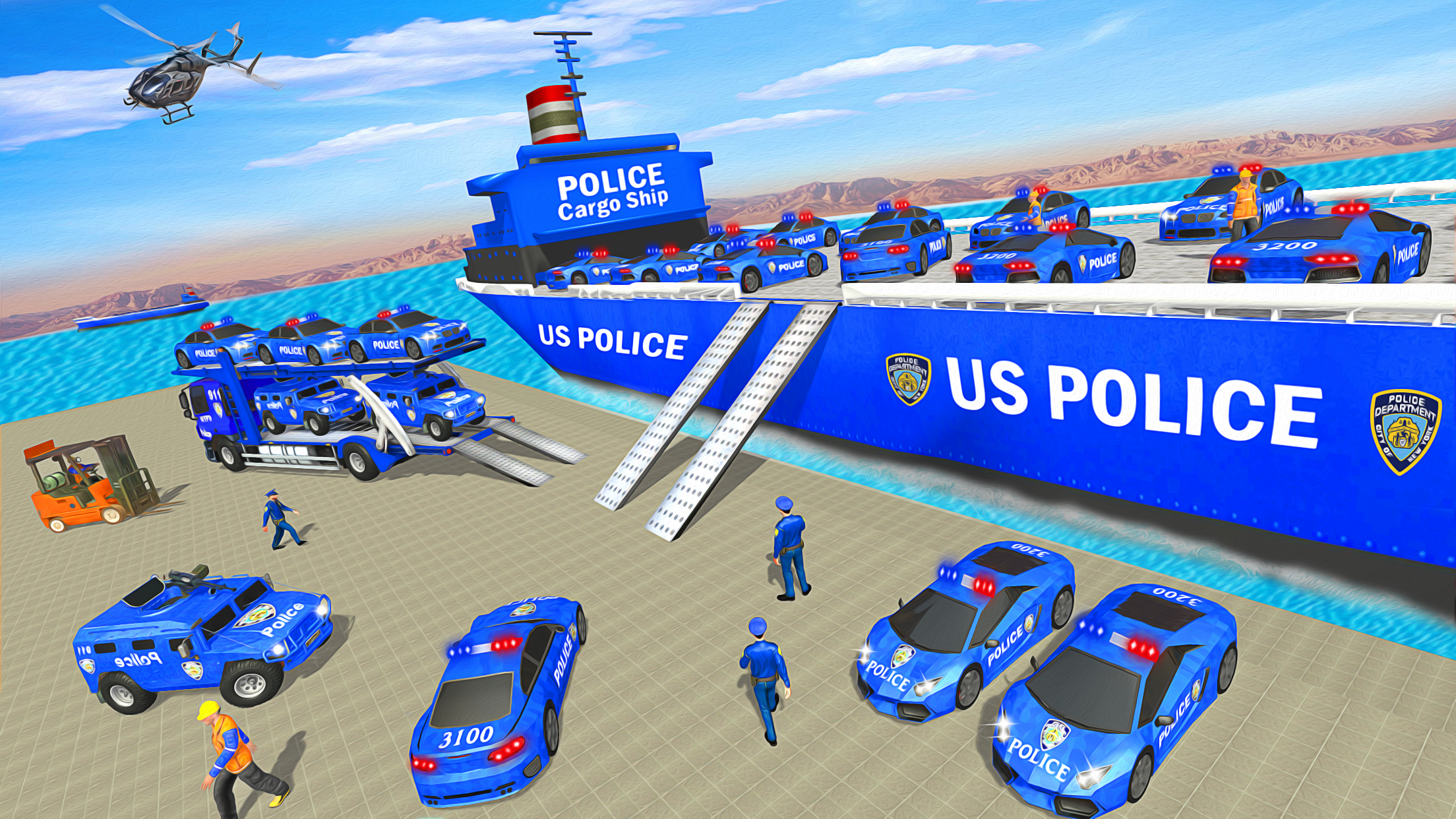 اسکرین شات 7 برنامه Grand Police Transport Truck