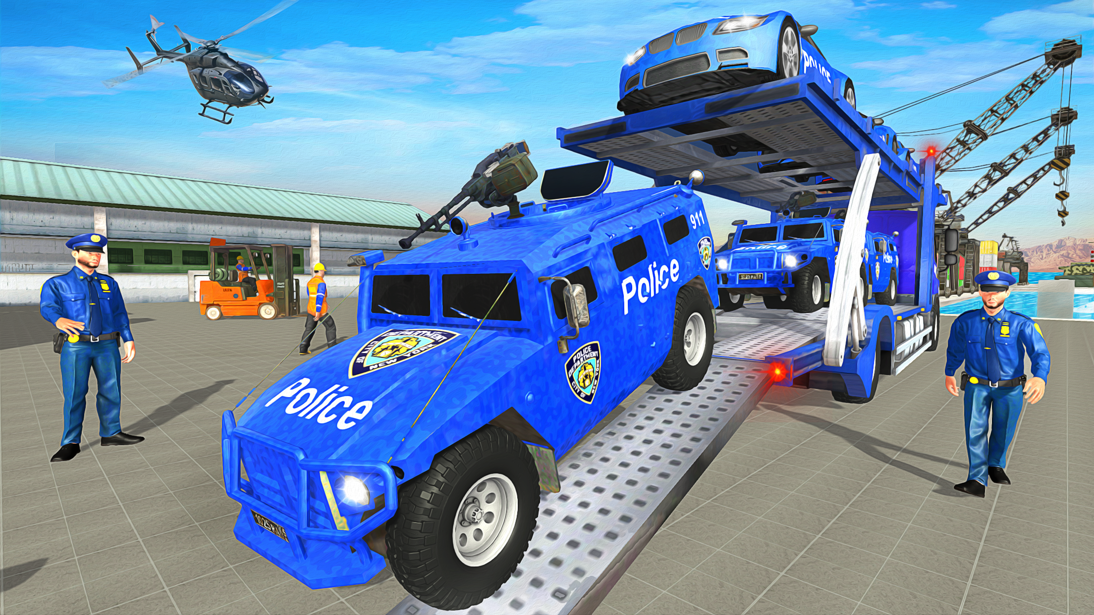 اسکرین شات 6 برنامه Grand Police Transport Truck