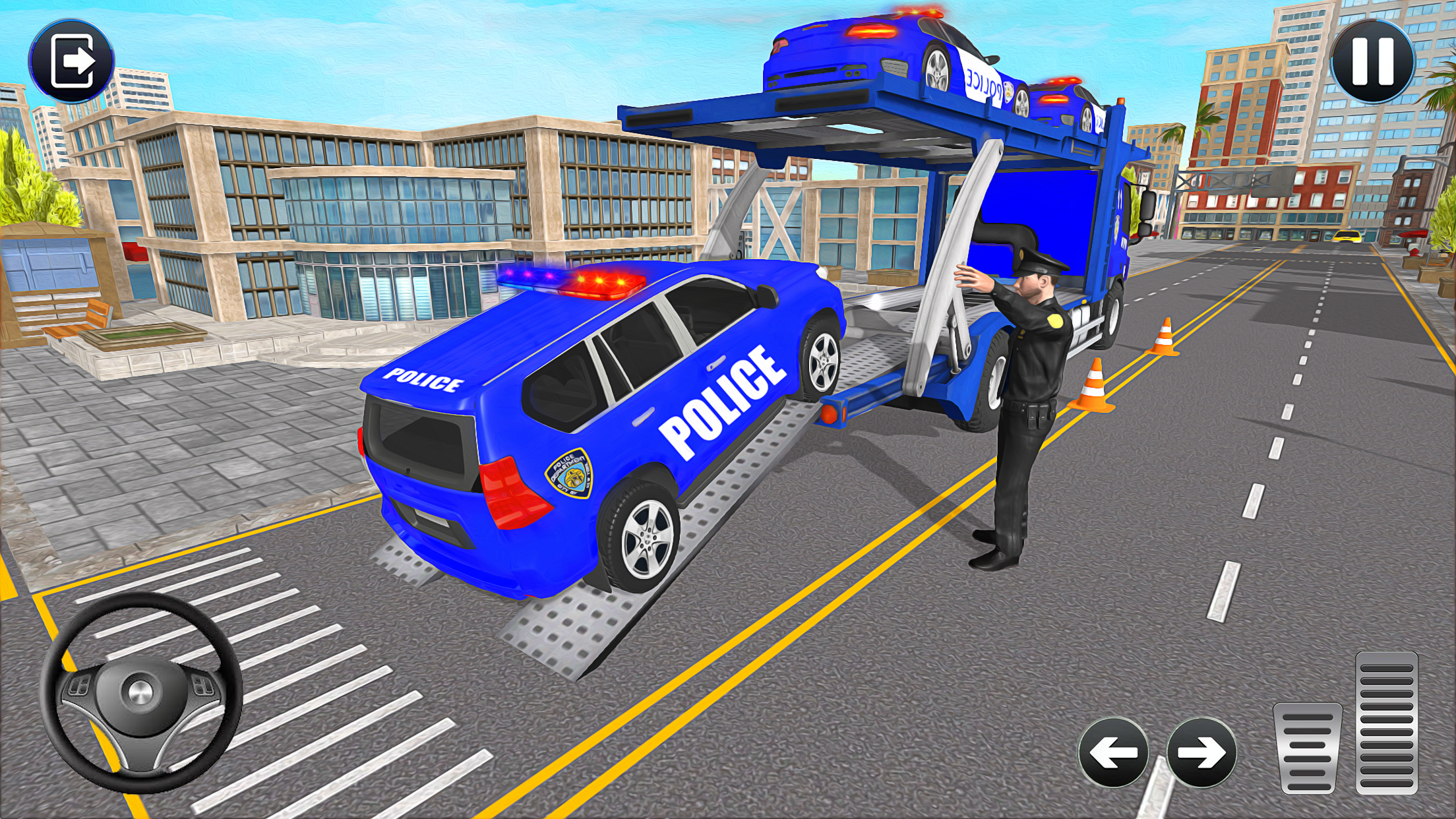 اسکرین شات 3 برنامه Grand Police Transport Truck