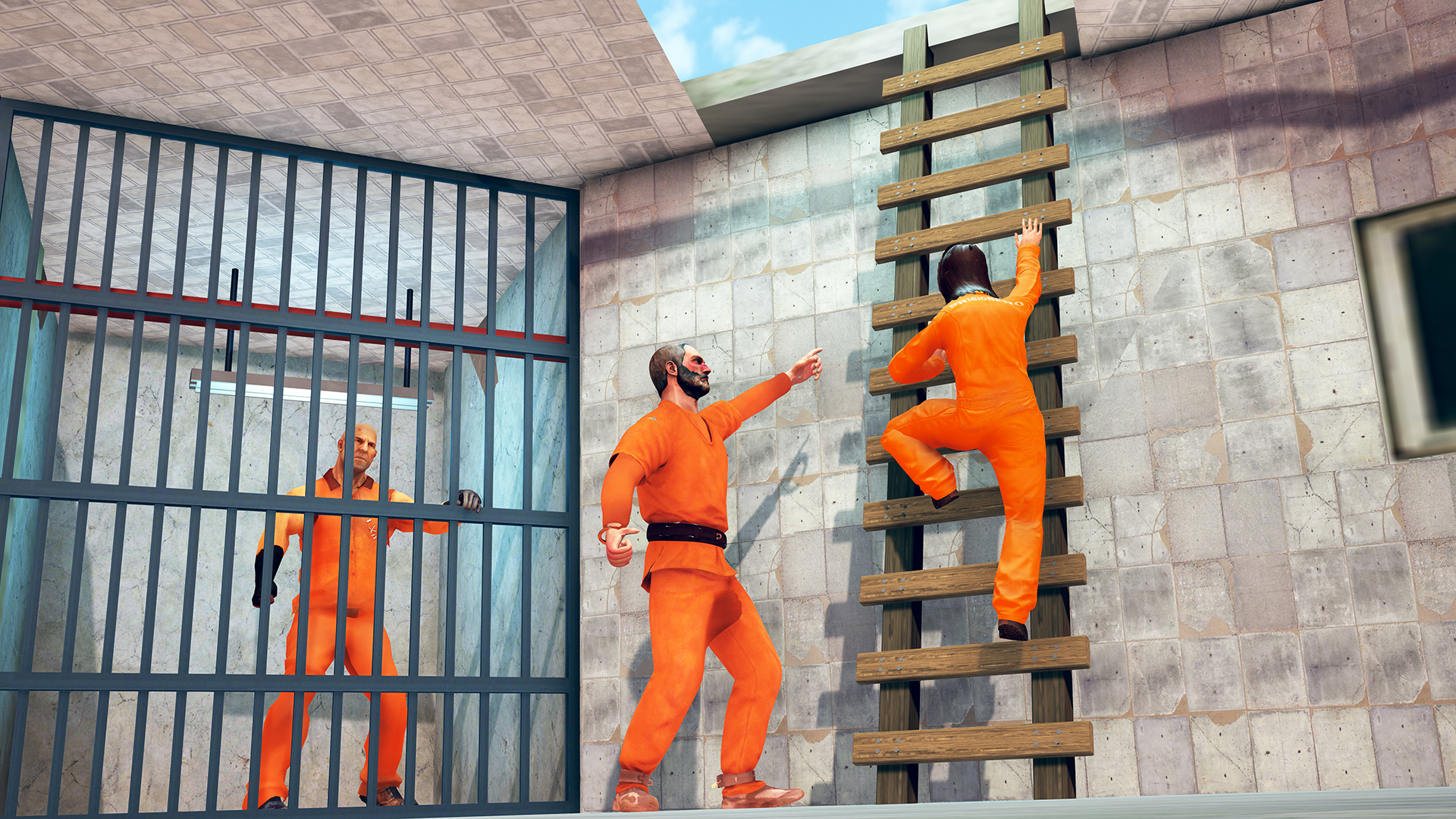 اسکرین شات 5 برنامه Prison Escape- Jail Break Game