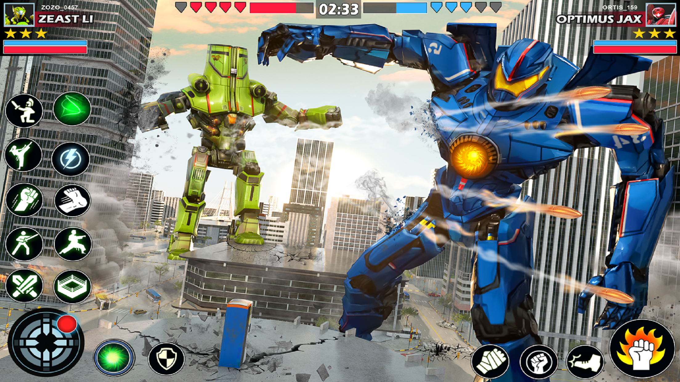 اسکرین شات 4 بازی Robot Kung Fu Fighting Games