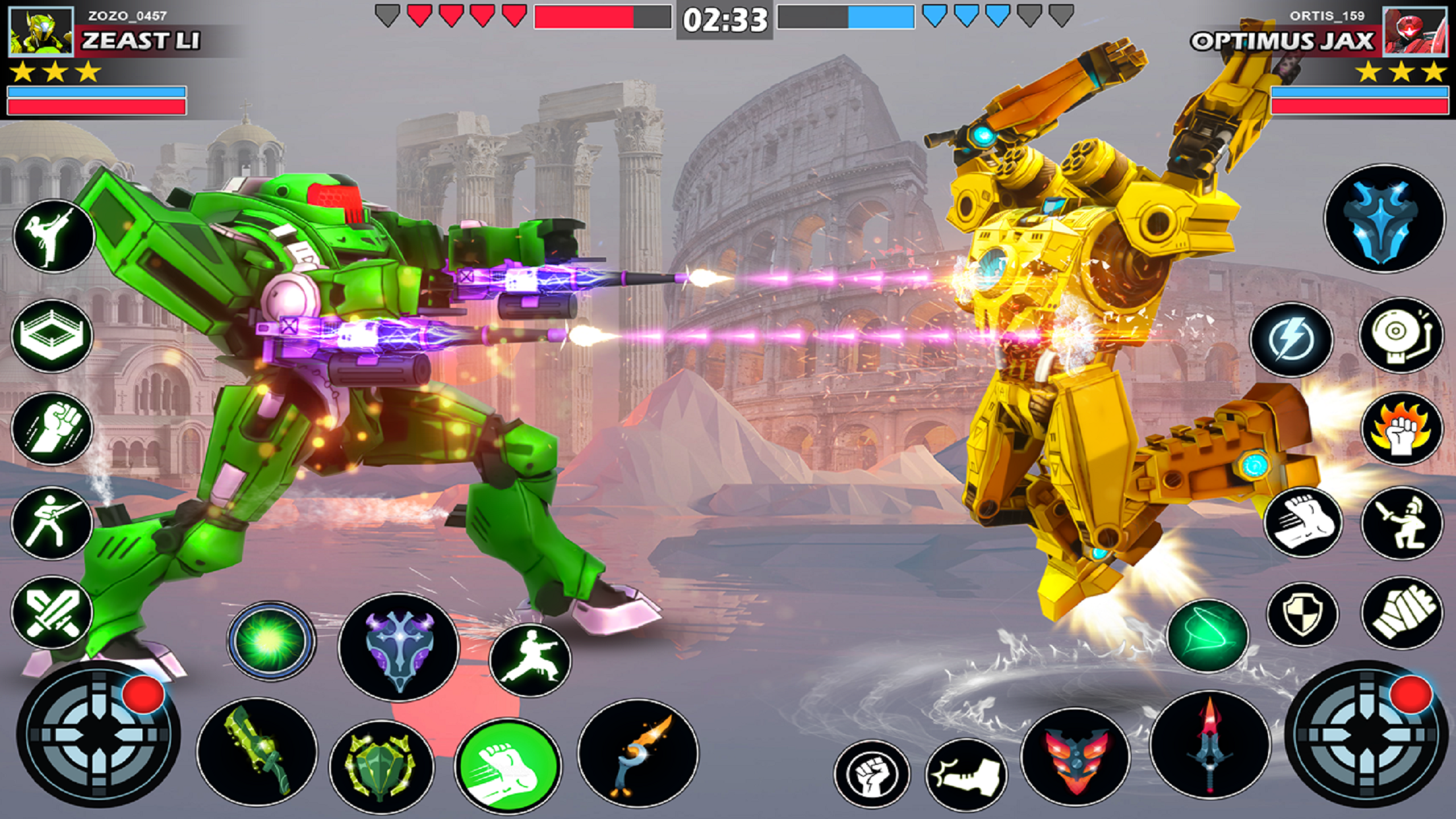اسکرین شات 6 بازی Robot Kung Fu Fighting Games