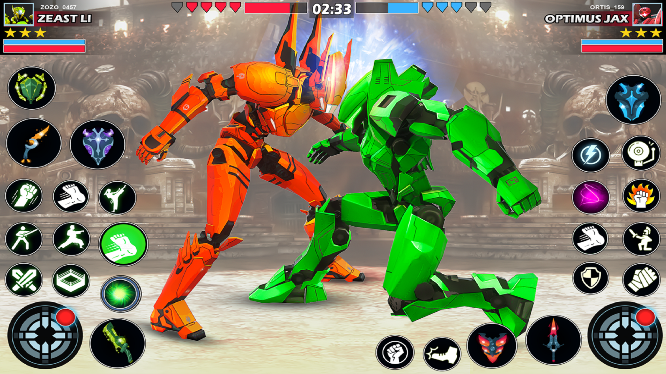 اسکرین شات 8 بازی Robot Kung Fu Fighting Games