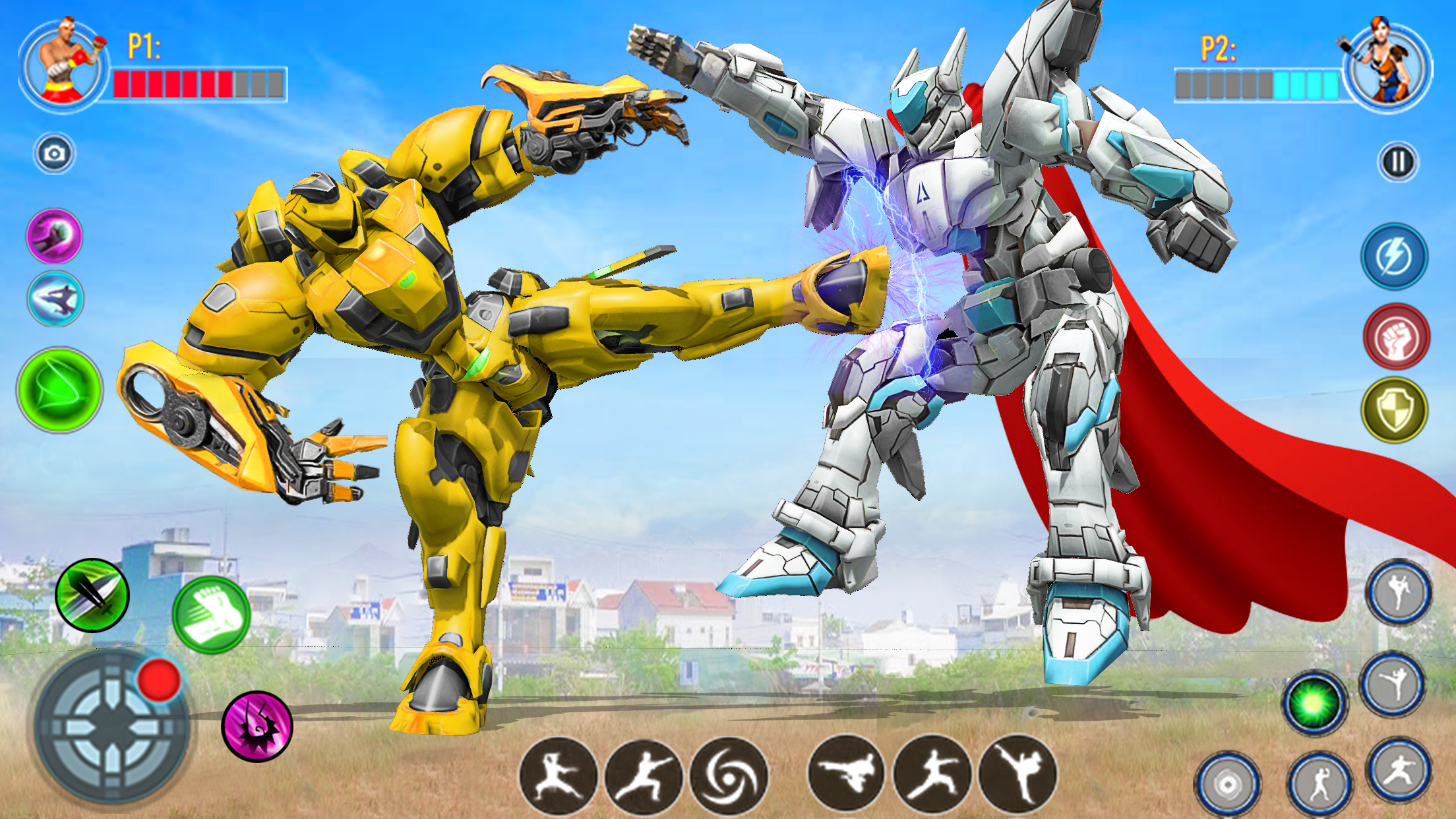 اسکرین شات 1 بازی Robot Kung Fu Fighting Games
