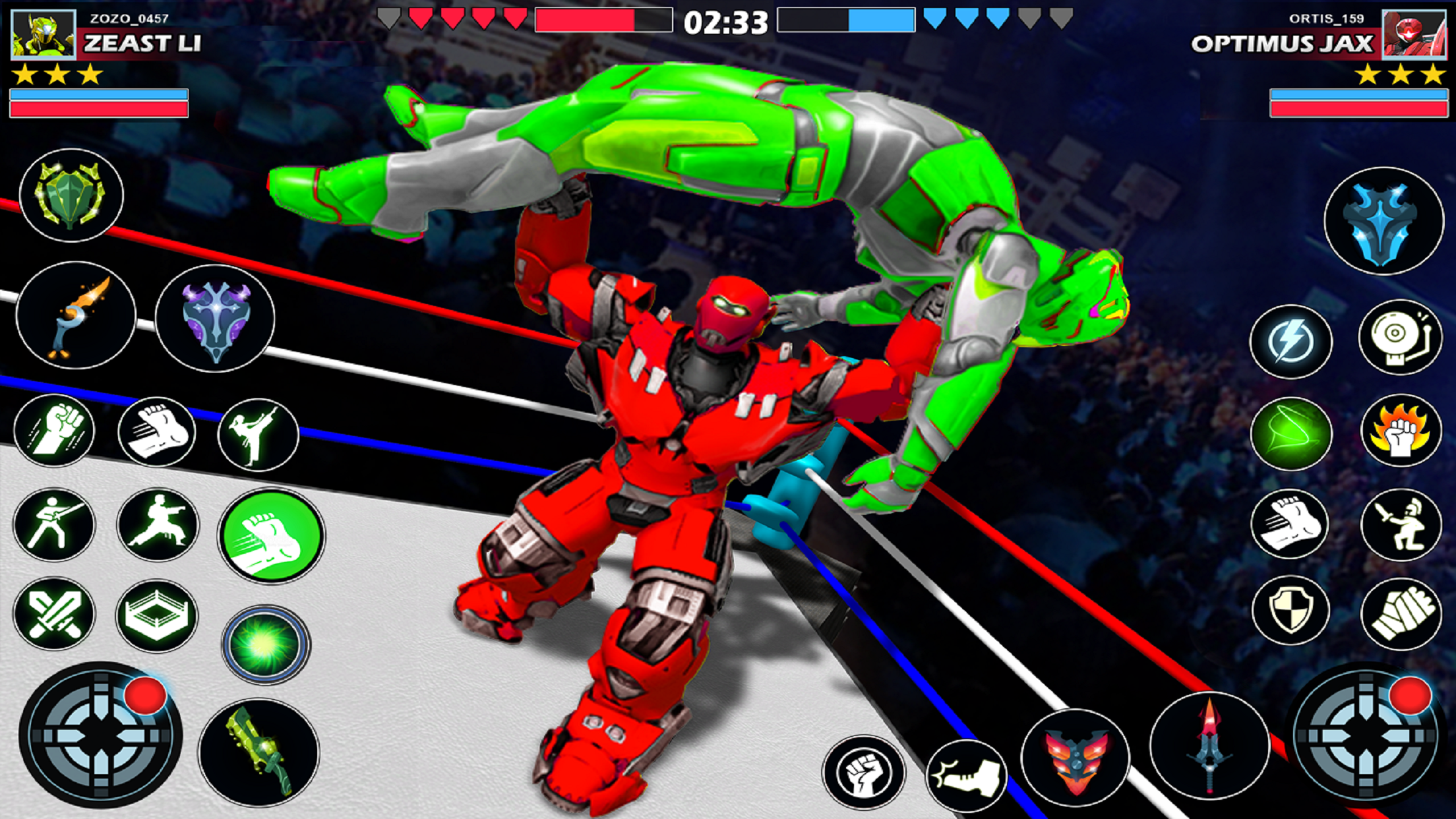 اسکرین شات 2 بازی Robot Kung Fu Fighting Games