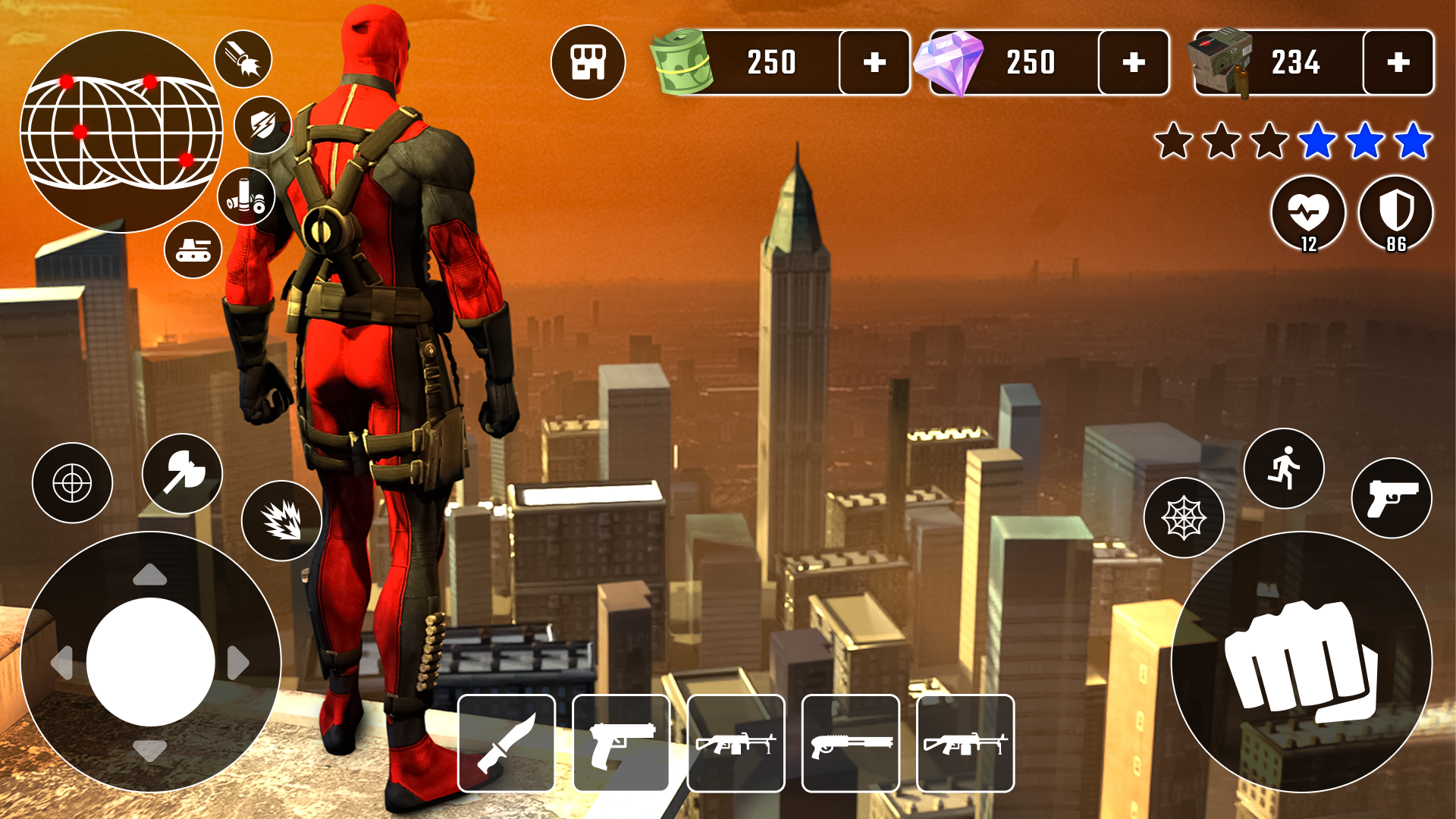 اسکرین شات 1 برنامه Super Hero Robot Speed 3D Game