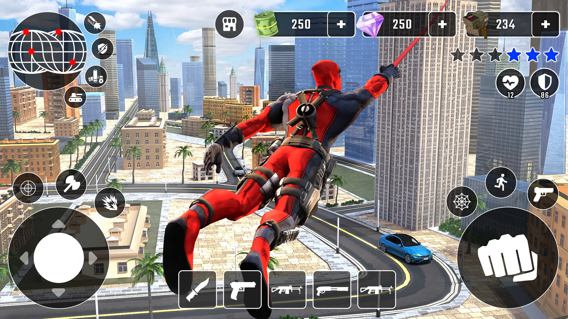 اسکرین شات 3 برنامه Super Hero Robot Speed 3D Game