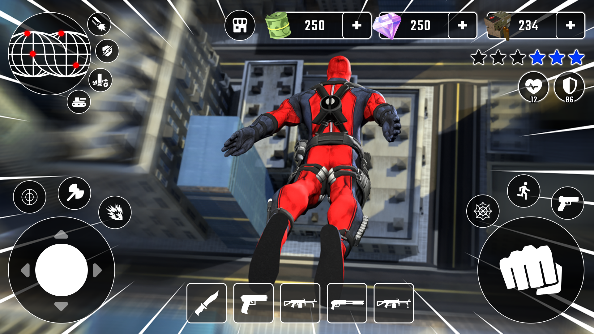 اسکرین شات 5 برنامه Super Hero Robot Speed 3D Game