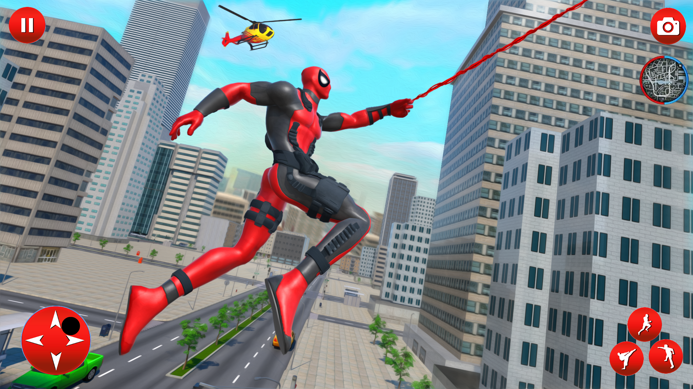 اسکرین شات 4 برنامه Police Speed Hero: Rope Hero