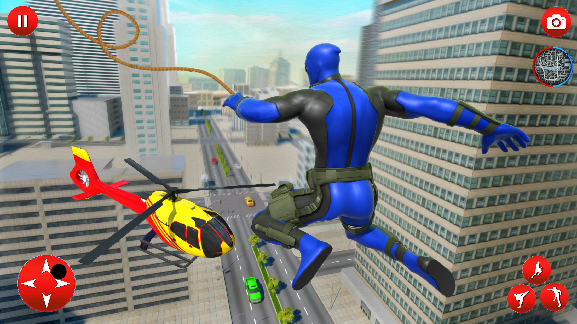 اسکرین شات 6 برنامه Police Speed Hero: Rope Hero