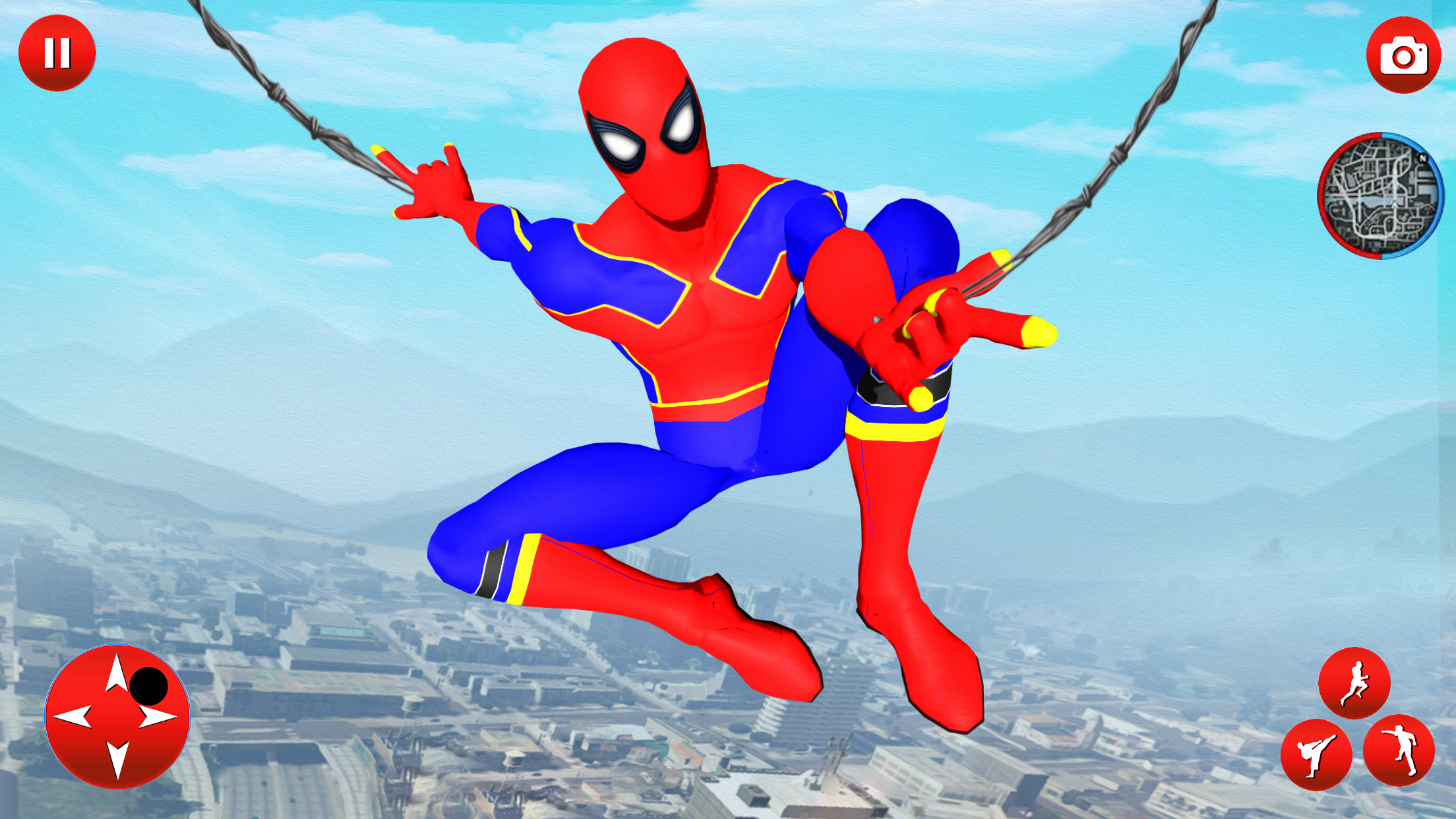 اسکرین شات 3 برنامه Police Speed Hero: Rope Hero