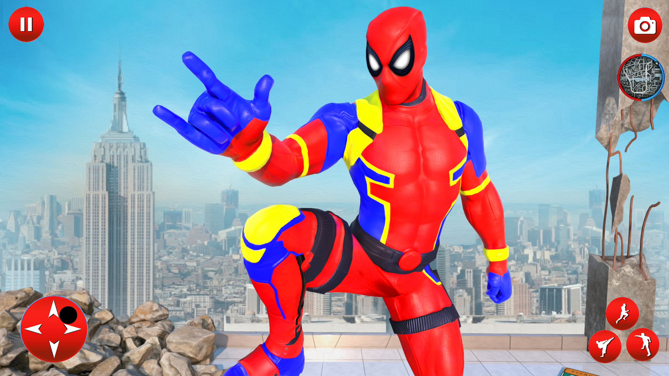 اسکرین شات 7 برنامه Police Speed Hero: Rope Hero