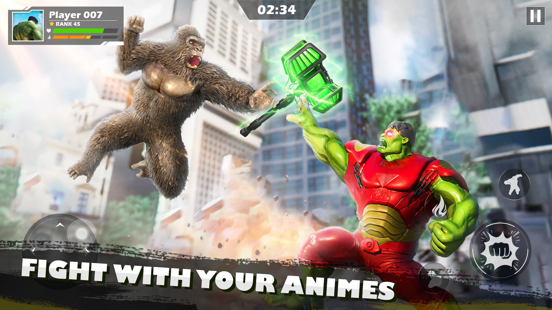 اسکرین شات 3 بازی Grand Monster Superhero Games