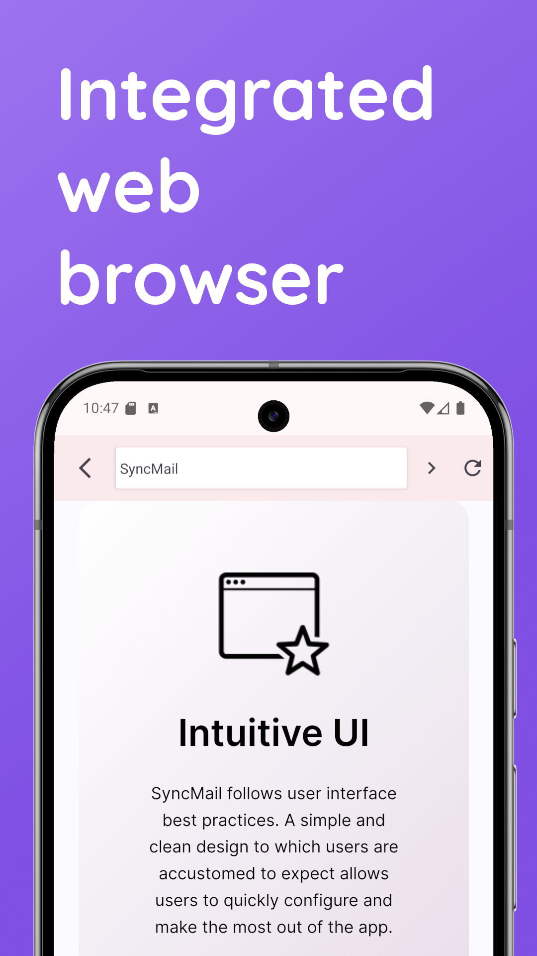 اسکرین شات 4 برنامه iMail: Sync mail securely