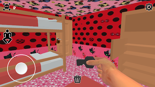 اسکرین شات 6 بازی Scary Lady Granny Bug & Noir Grandpa Cat