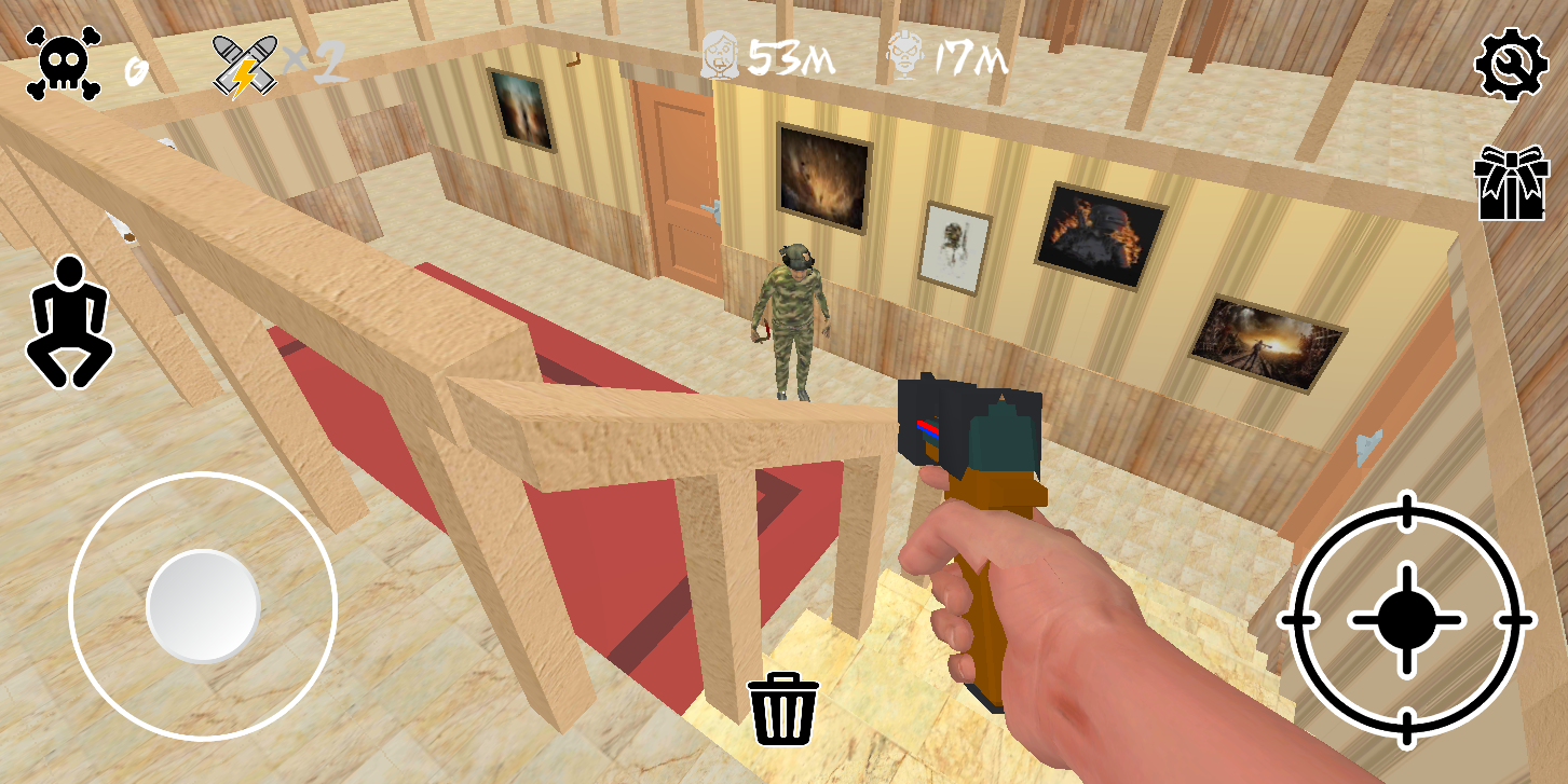 اسکرین شات 5 بازی Scary Granny Unknown Battle Ground Horror Mod
